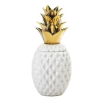13 Gold-Topped Pineapple Jar