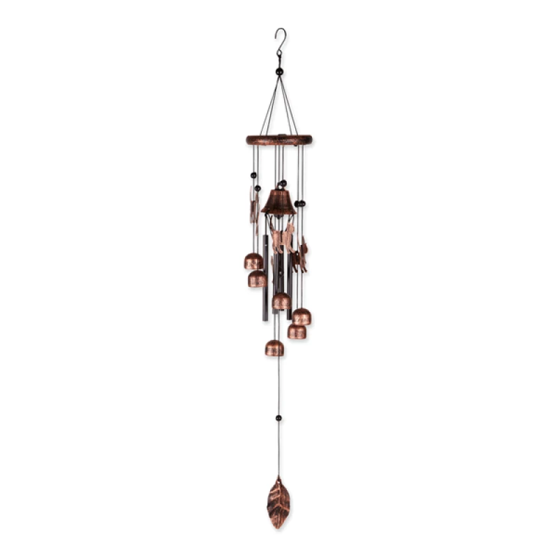 26 Bronze Cats Wind Chimes
