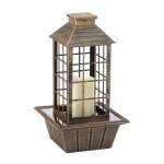 Bronzed Lantern Tabletop Fountain (INCL. PUMP)