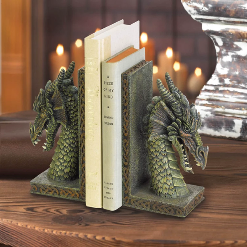 Fierce Dragon Bookends