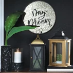 Gramercy Black Hammered Vase