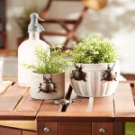 Ladybug Cast Iron Pot Hanger (SET OF 4)