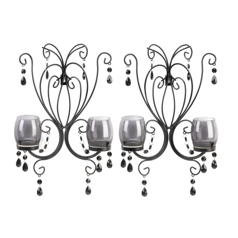 Midnight Elegance Wall Sconces