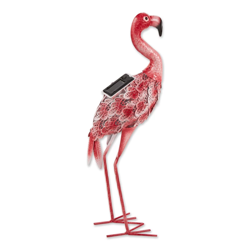 Pretty Flamingo with Solar Light