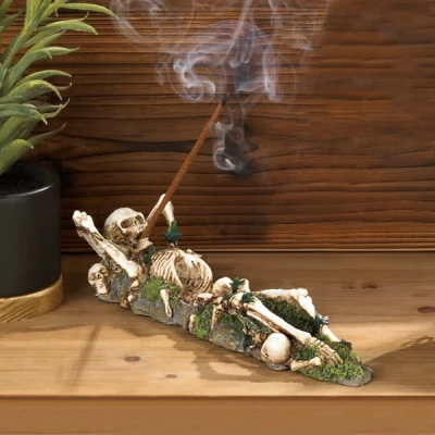 Skeleton Incense Burner Holder