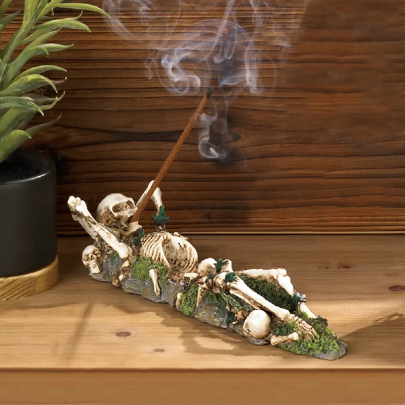 Skeleton Incense Burner Holder