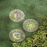 Sun and Moon Glowing In Dark Stepping Stone
