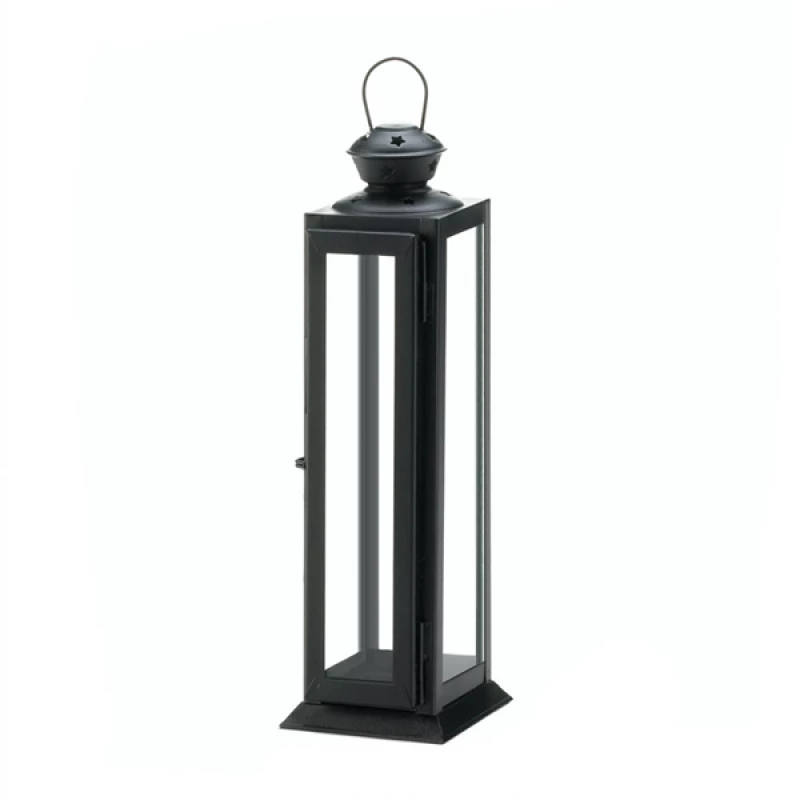 Tall Sleek and Lean Star Cutout Lantern